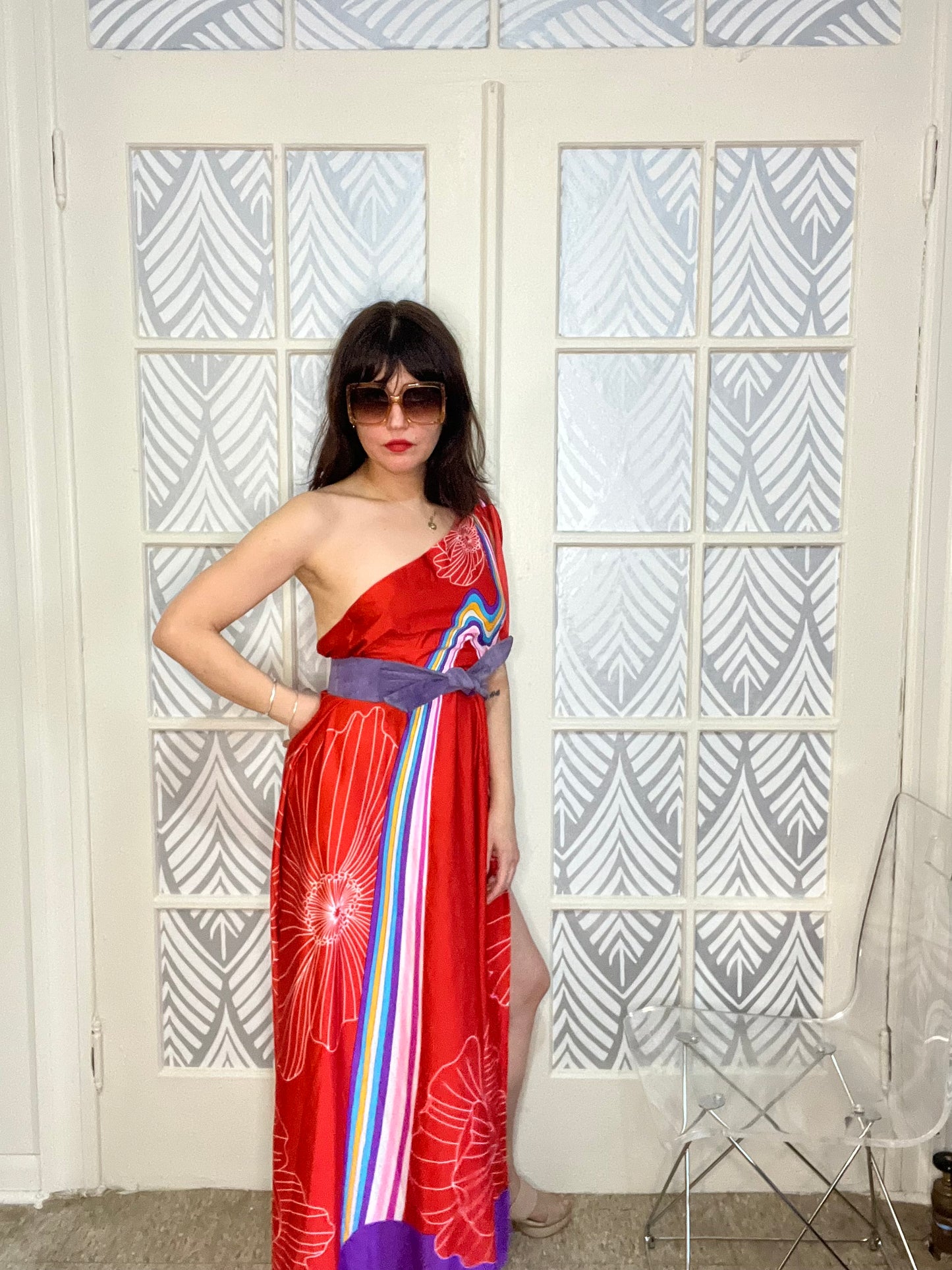 Vintage 1970s Multi Style Dress.