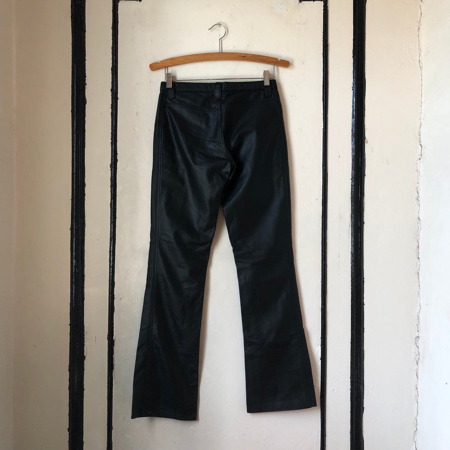 Vintage Trash & Vaudeville Leather Trousers.